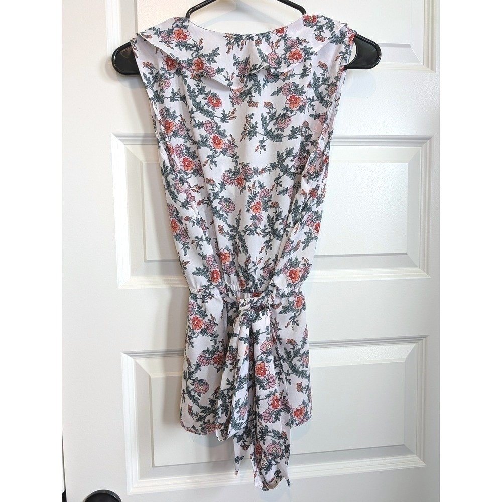 Max‎ Studio Floral Ruffle Blouse - Picture 2 of 5